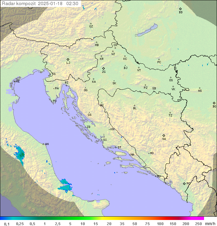 Padavine Hrvaška