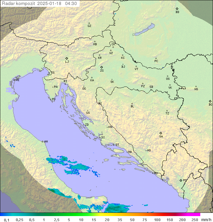 Padavine Hrvaška