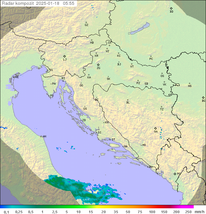 Padavine Hrvaška