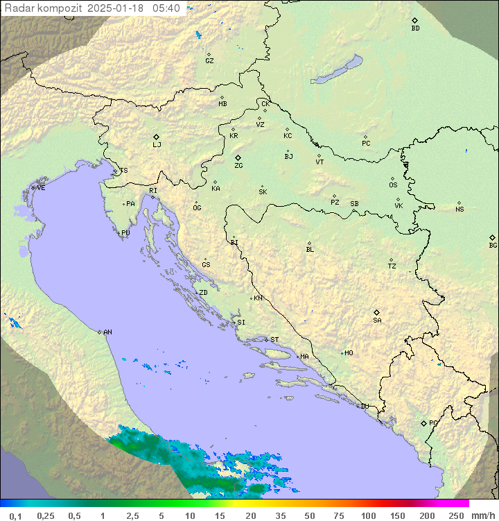 Padavine Hrvaška