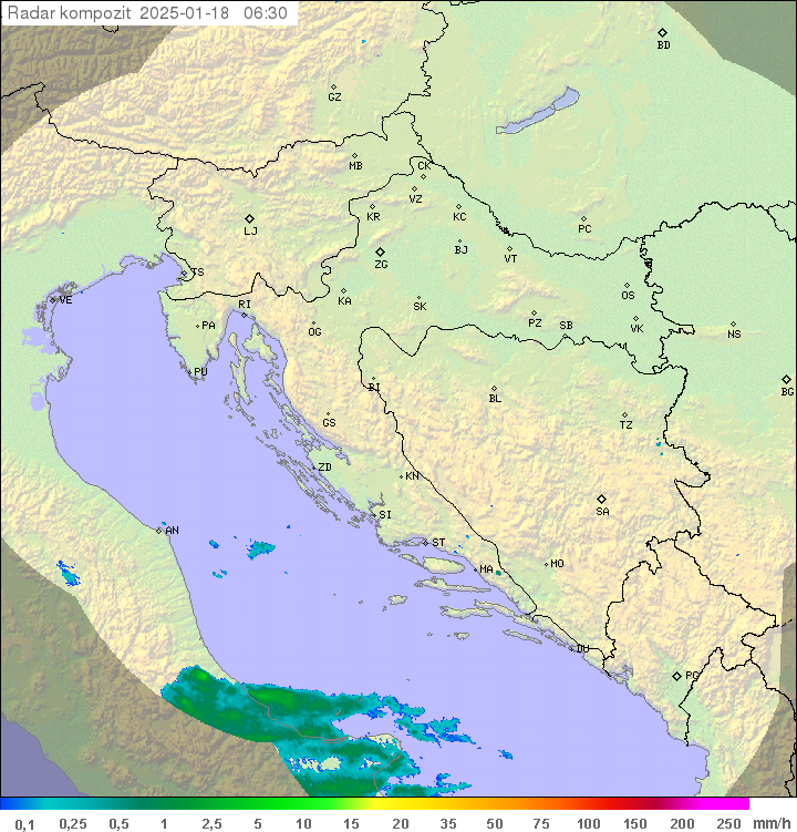 Padavine Hrvaška