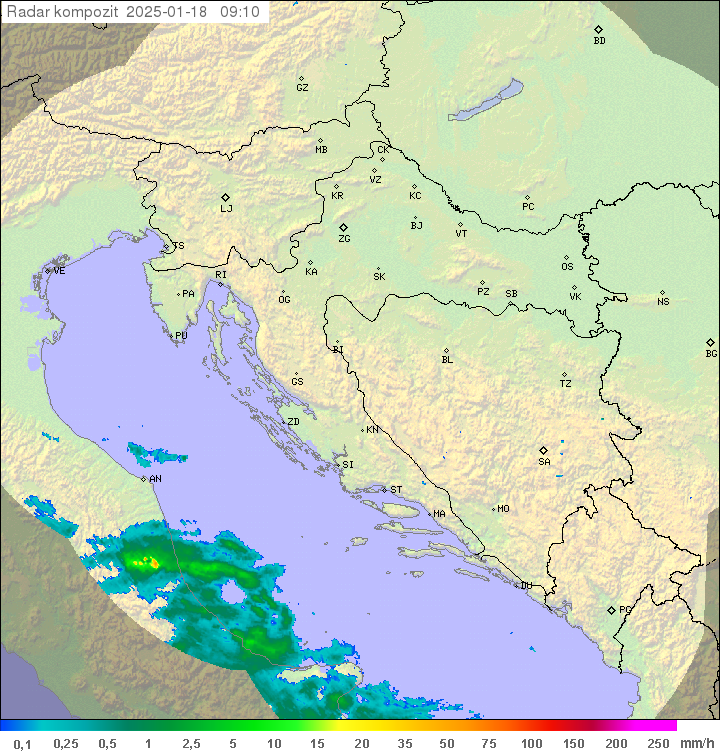 Padavine Hrvaška