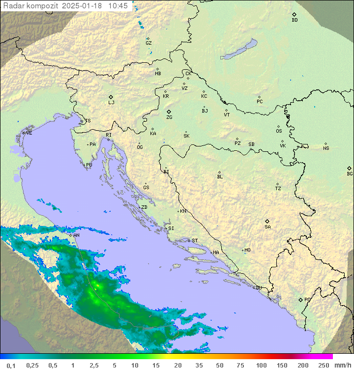 Padavine Hrvaška