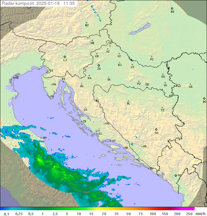 Padavine Hrvaška