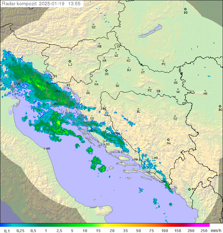 Padavine Hrvaška