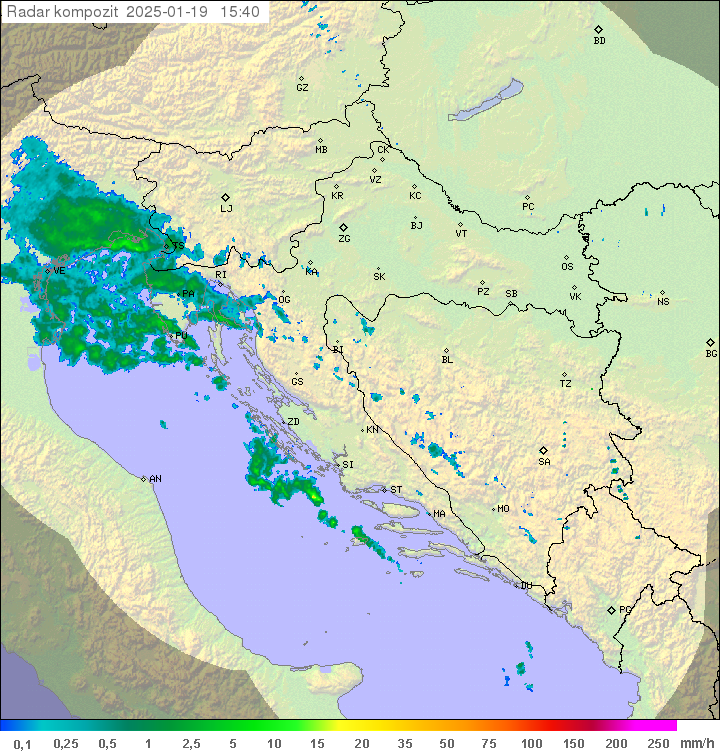 Padavine Hrvaška