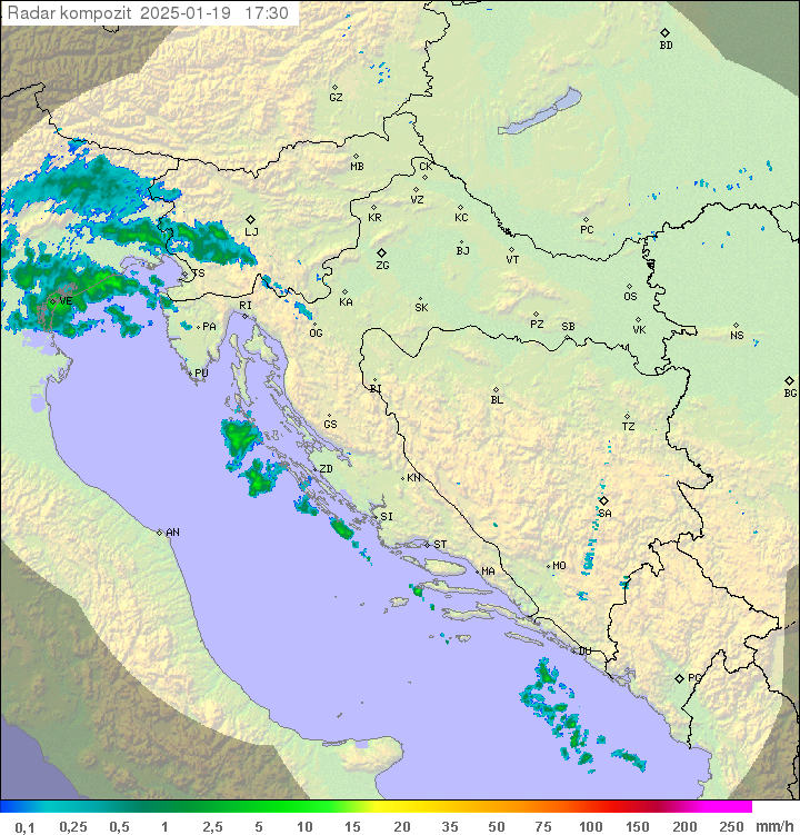 Padavine Hrvaška