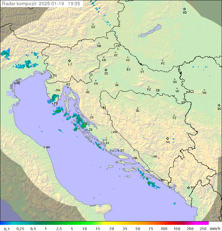 Padavine Hrvaška