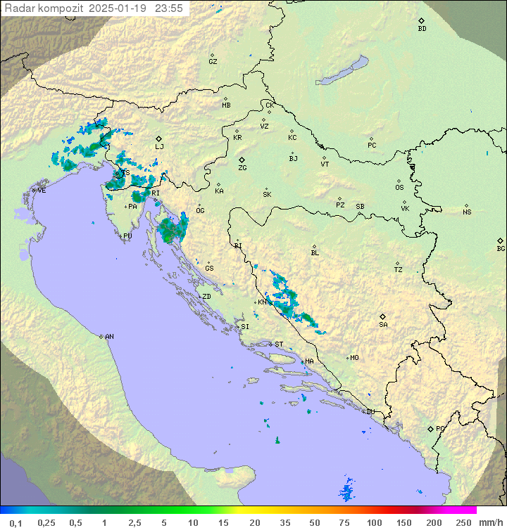 Padavine Hrvaška