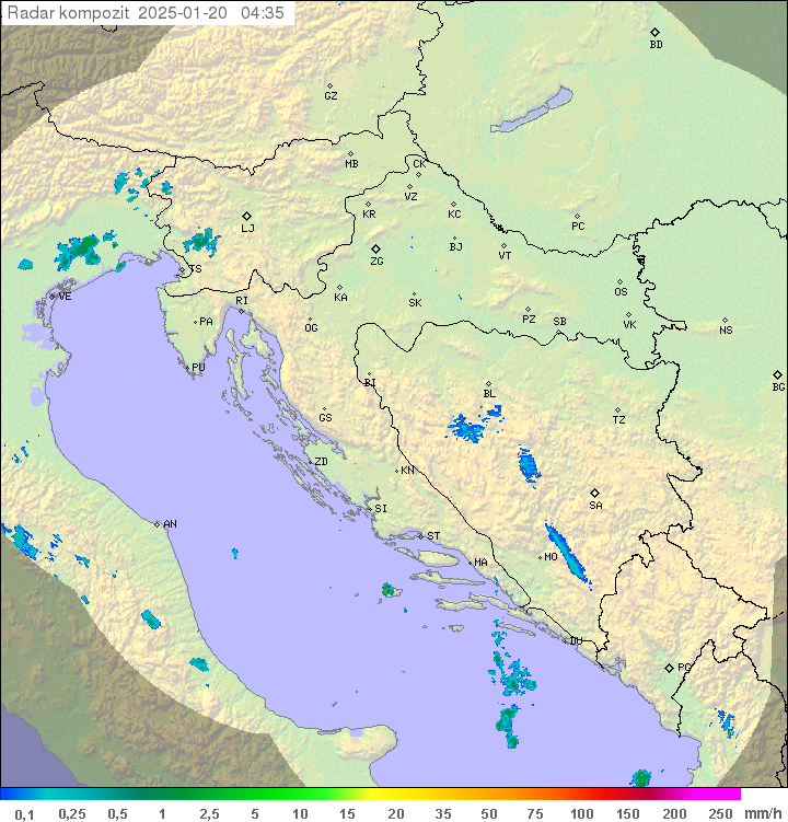 Padavine Hrvaška