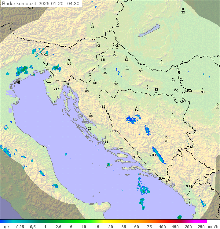 Padavine Hrvaška