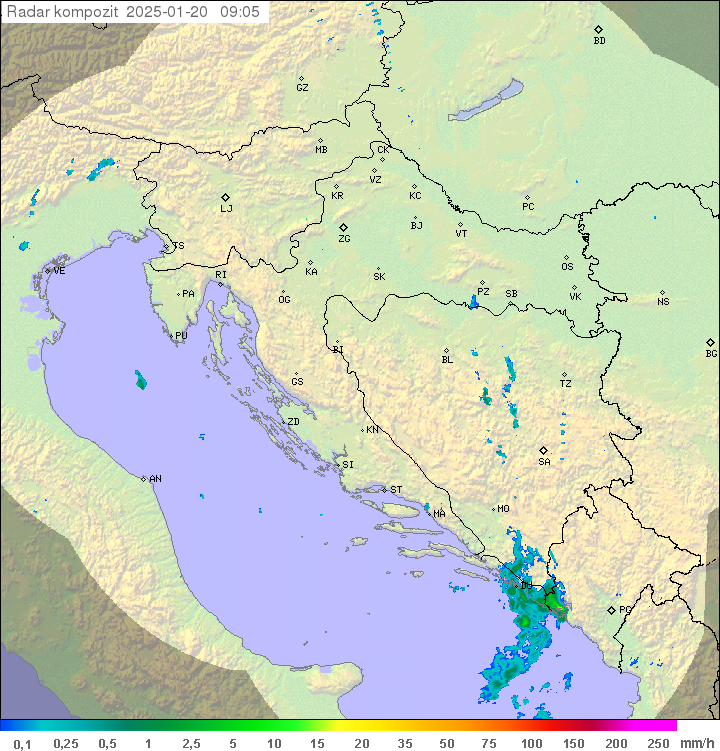 Padavine Hrvaška