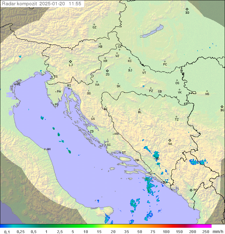 Padavine Hrvaška