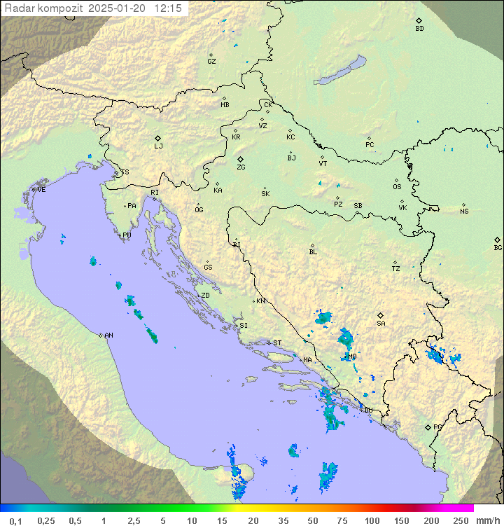 Padavine Hrvaška