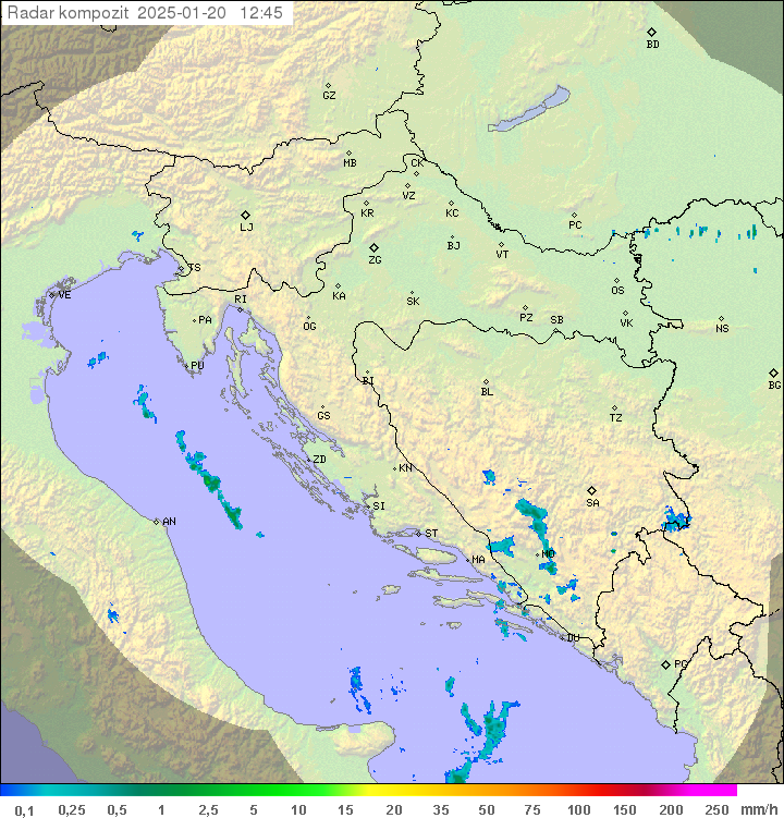 Padavine Hrvaška