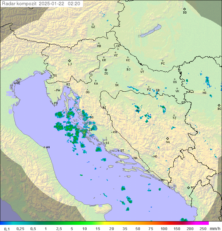 Padavine Hrvaška