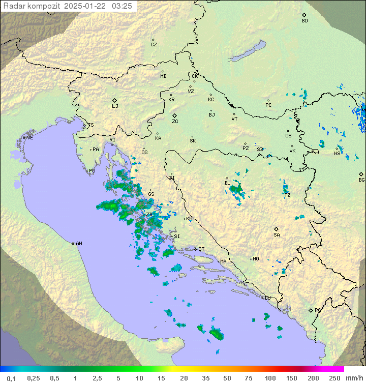 Padavine Hrvaška