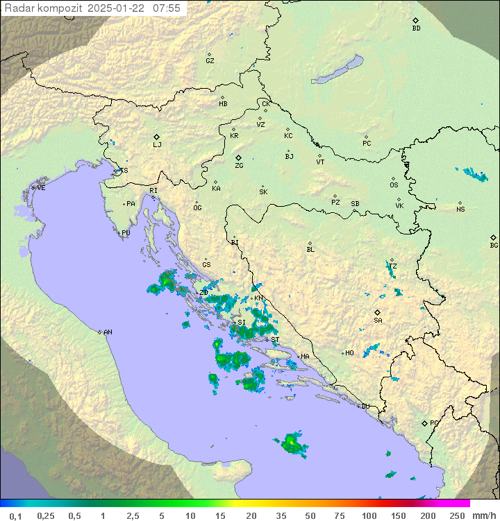 Padavine Hrvaška