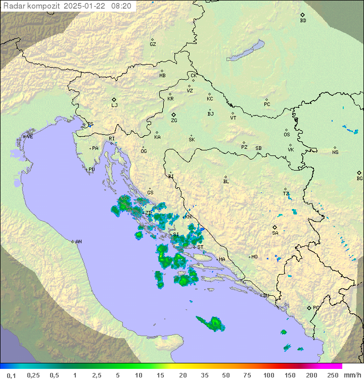 Padavine Hrvaška