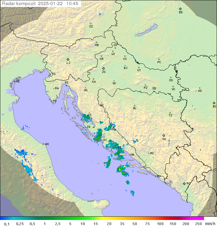 Padavine Hrvaška