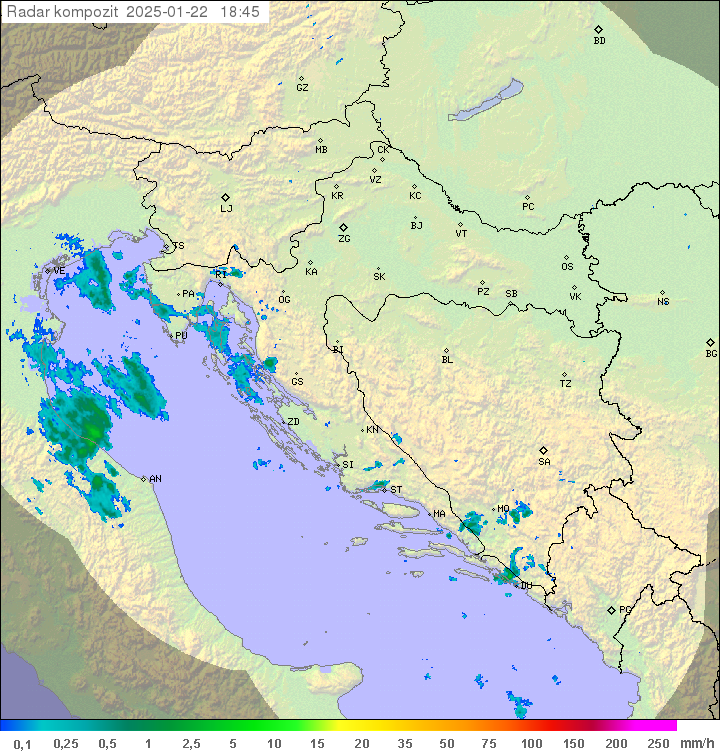 Padavine Hrvaška