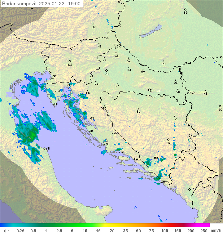 Padavine Hrvaška