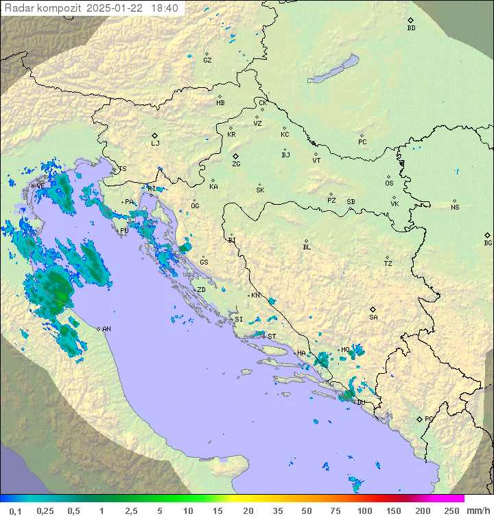 Padavine Hrvaška