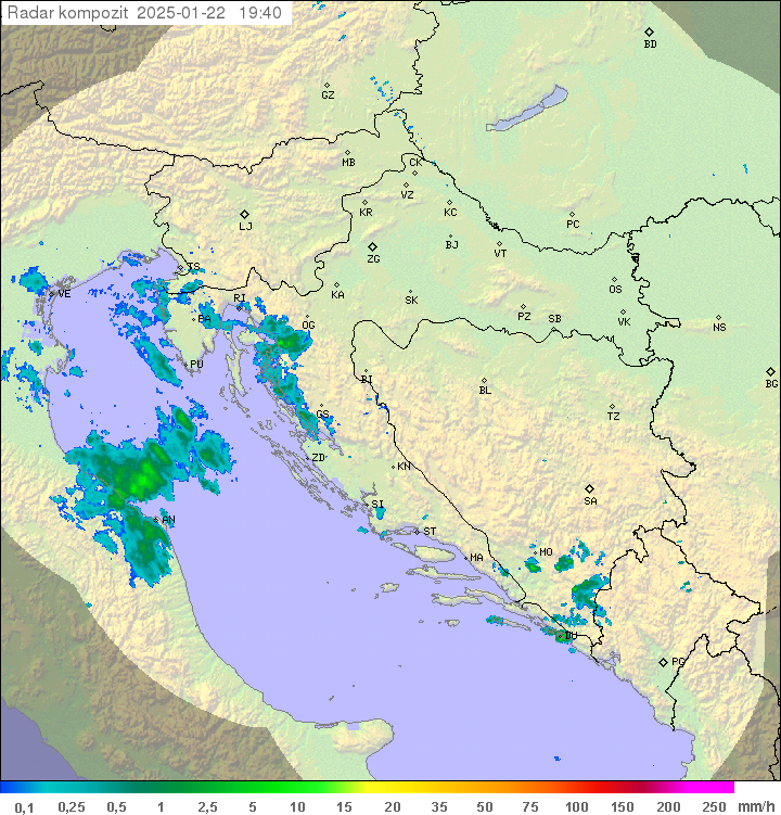 Padavine Hrvaška