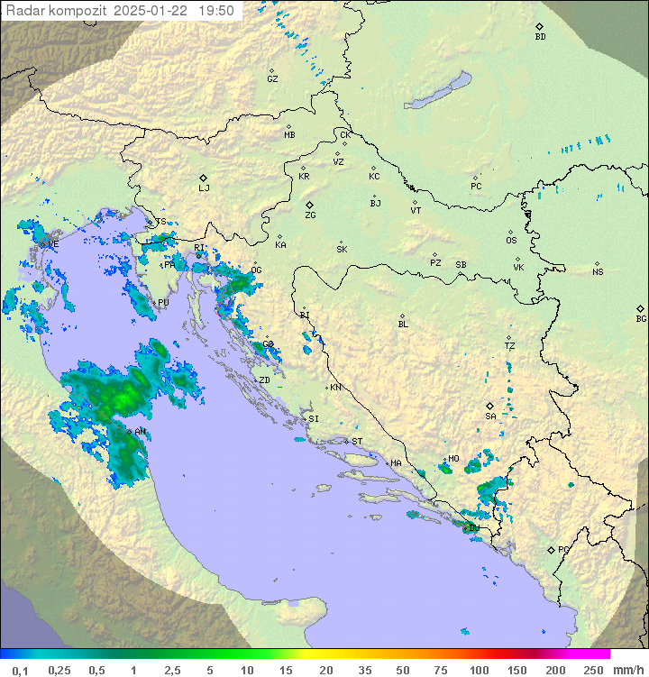 Padavine Hrvaška