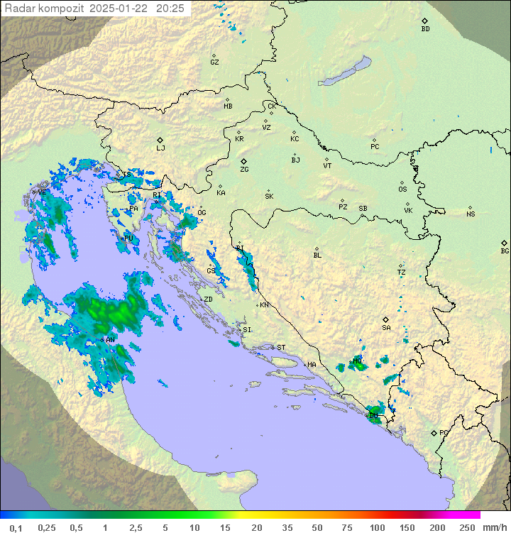 Padavine Hrvaška