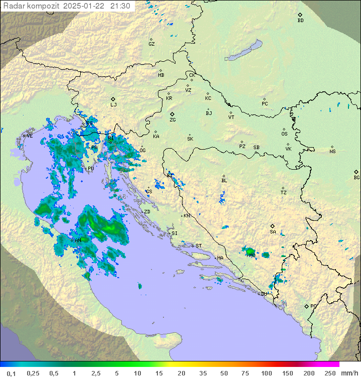 Padavine Hrvaška