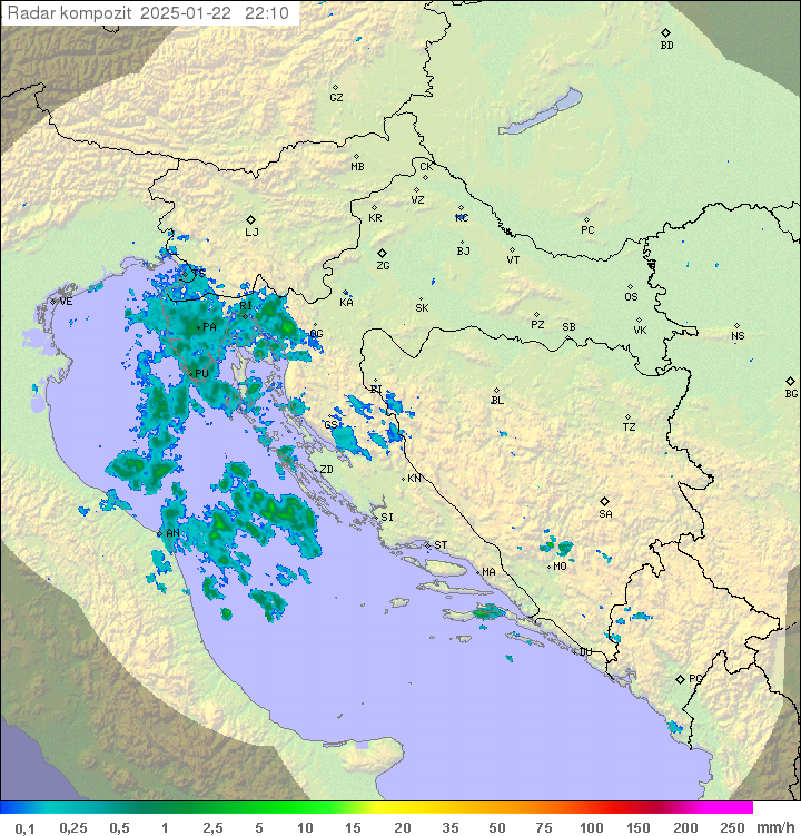 Padavine Hrvaška