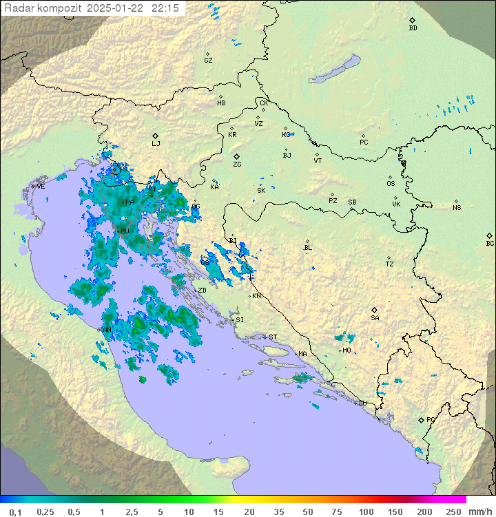 Padavine Hrvaška