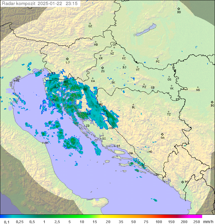 Padavine Hrvaška