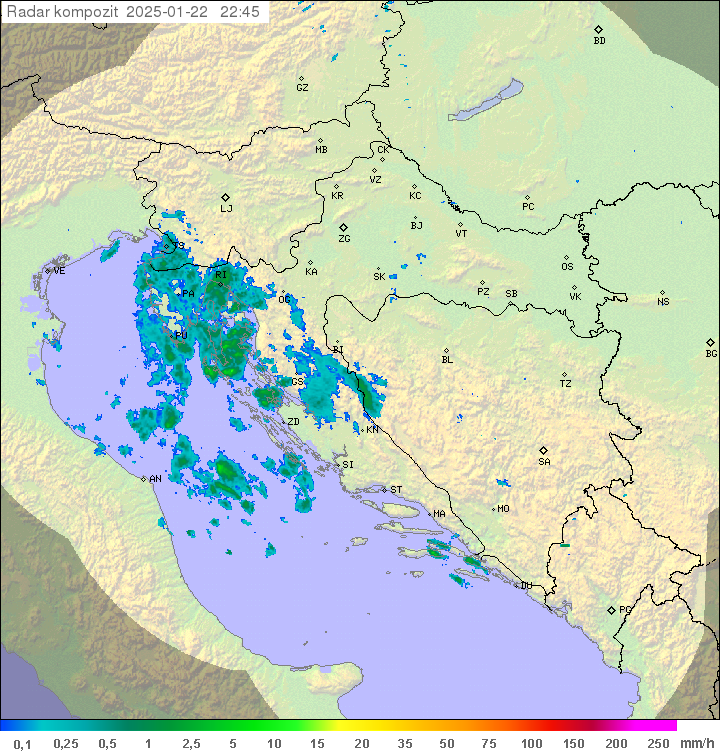 Padavine Hrvaška