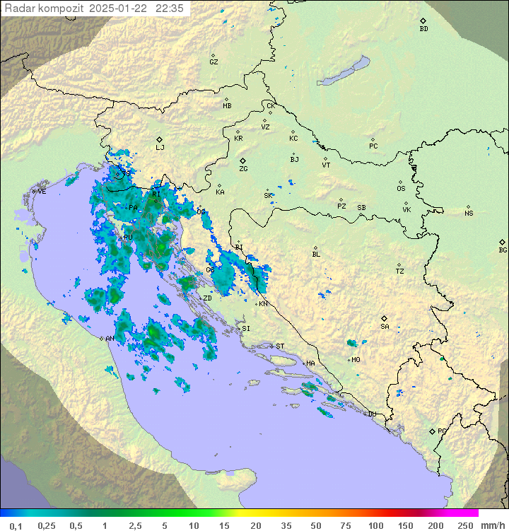 Padavine Hrvaška