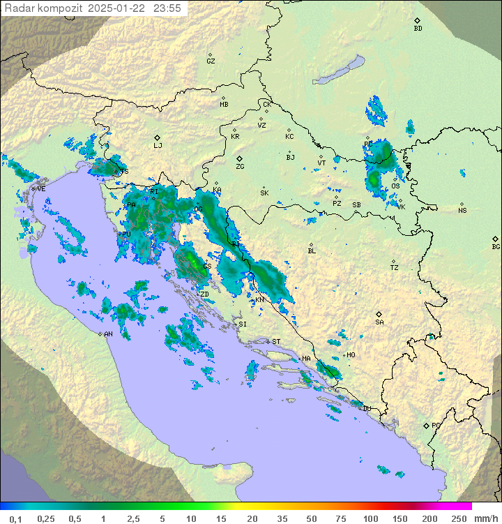 Padavine Hrvaška