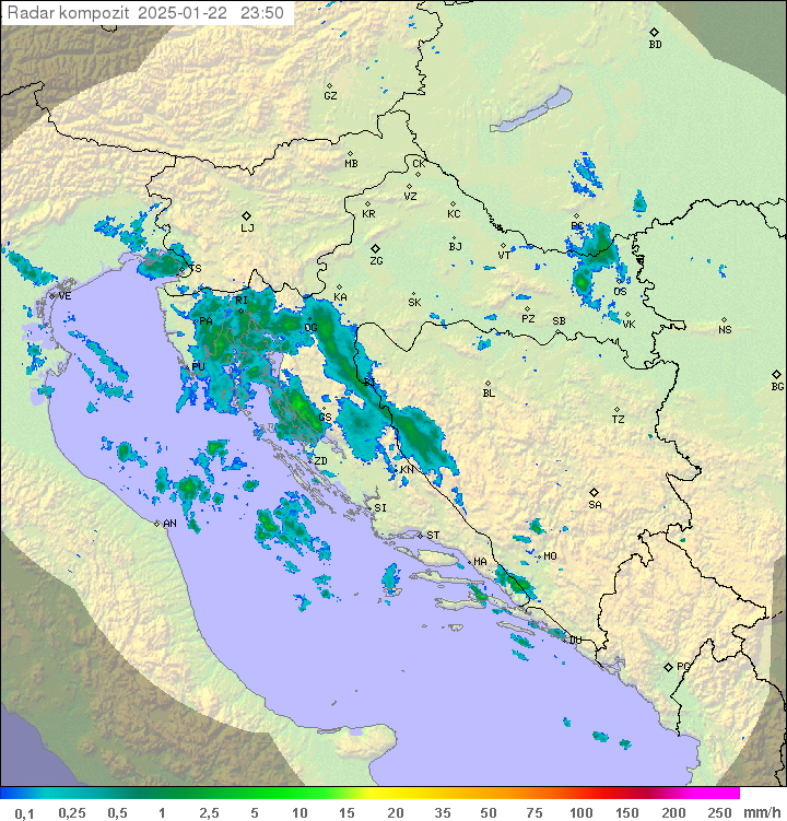 Padavine Hrvaška