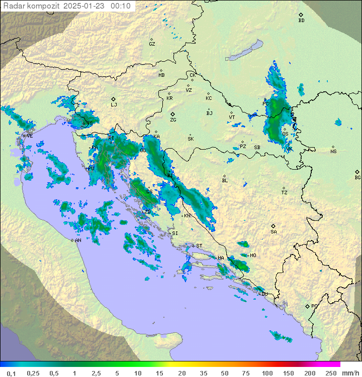 Padavine Hrvaška