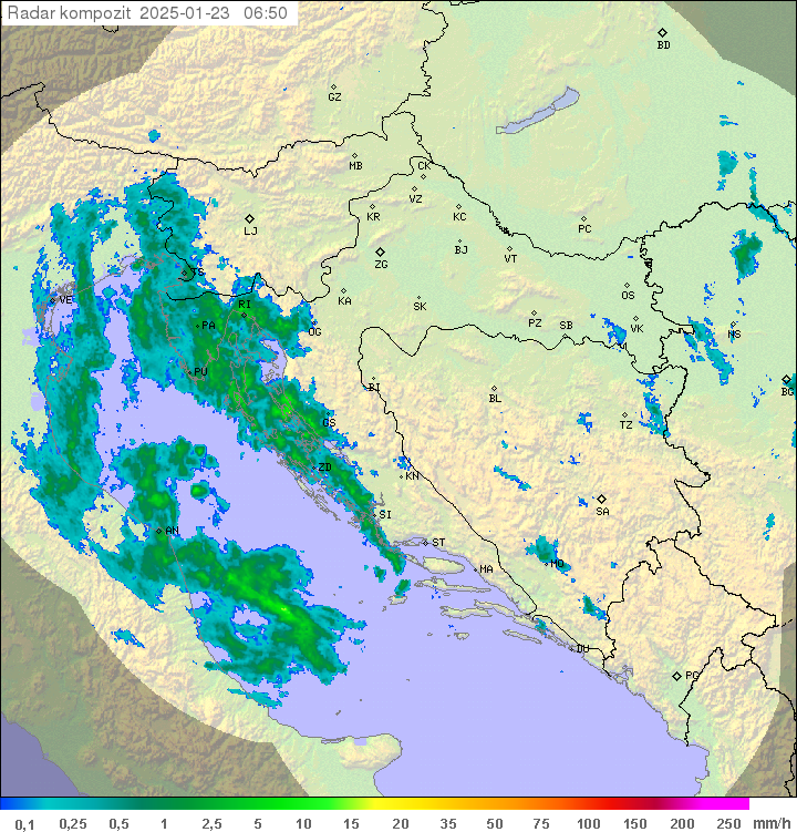 Padavine Hrvaška