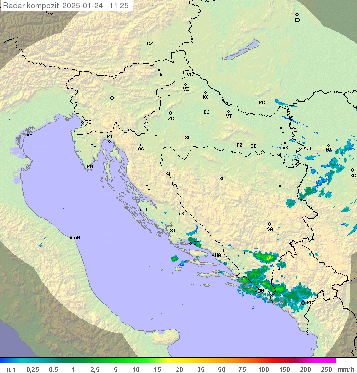 Padavine Hrvaška