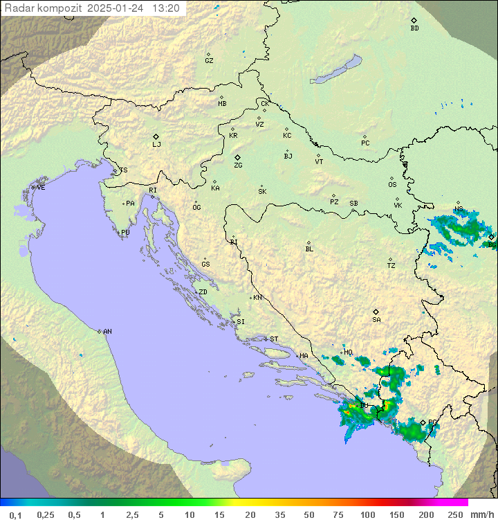 Padavine Hrvaška