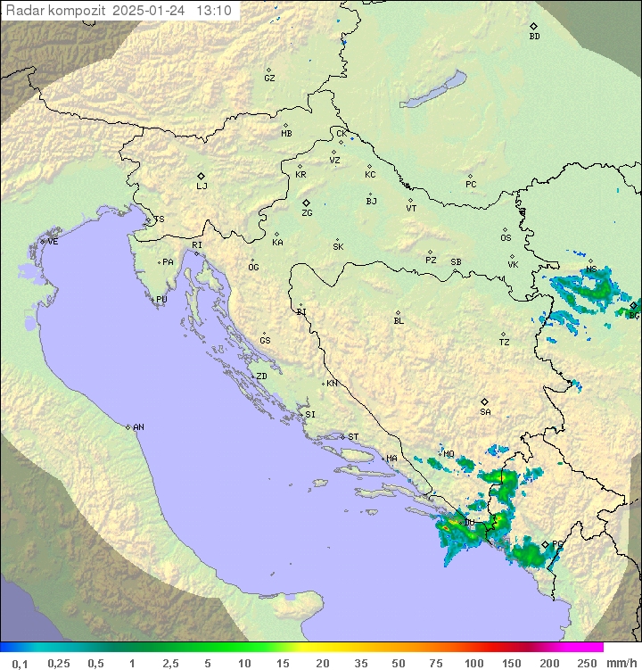 Padavine Hrvaška