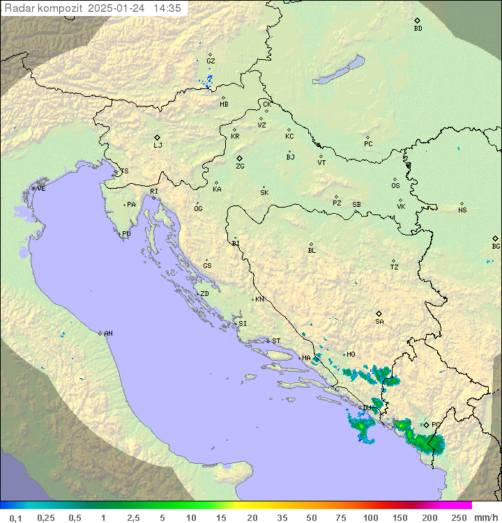 Padavine Hrvaška