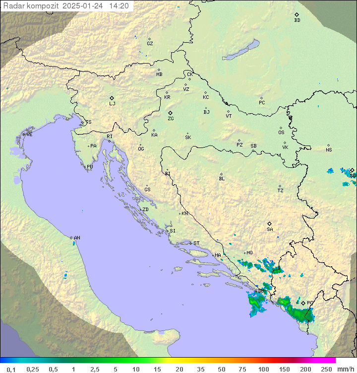 Padavine Hrvaška