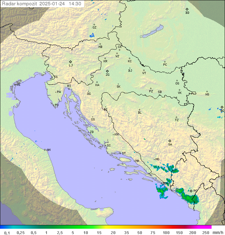 Padavine Hrvaška