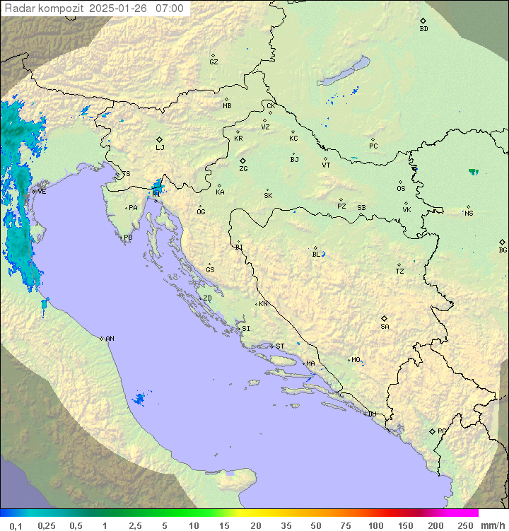 Padavine Hrvaška