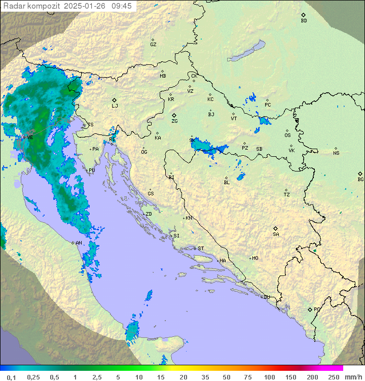 Padavine Hrvaška