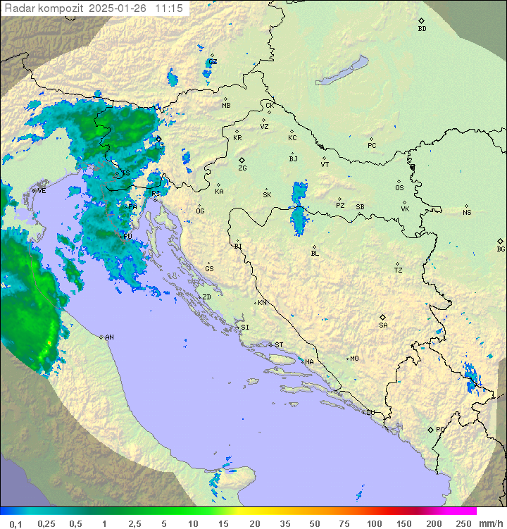 Padavine Hrvaška