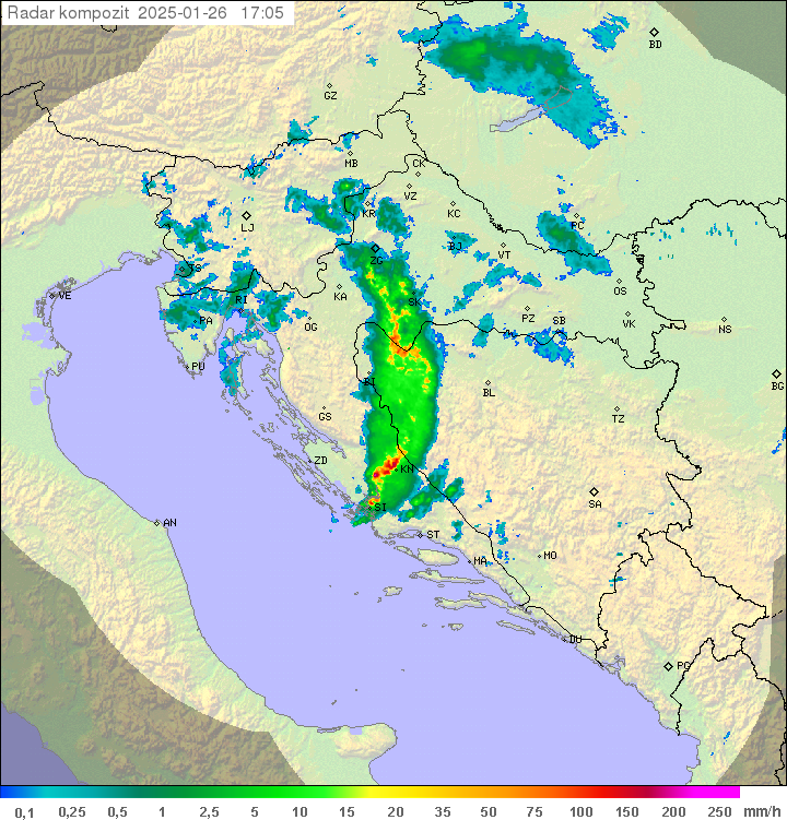 Padavine Hrvaška